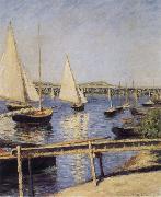 Gustave Caillebotte Sailboat oil painting